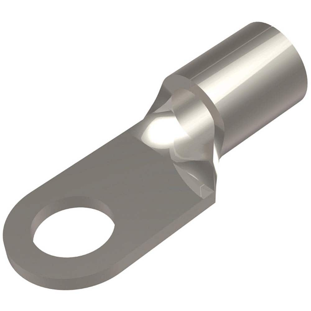 Burndy - Ring Terminals; Terminal Type: Ring Tongue ; Insulation Type: NonInsulated ; Connection Type: Compression ; Compatible Wire Size (AWG): 2/0 (Strand) ; Stud Size (Inch): 5/8 ; Color: Tin - Exact Industrial Supply