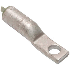 Burndy - Ring Terminals; Terminal Type: Rectangle ; Insulation Type: NonInsulated ; Connection Type: Compression ; Compatible Wire Size (AWG): 4 ; Stud Size (Inch): 3/8 ; Color: Green - Exact Industrial Supply