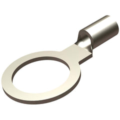 Burndy - Ring Terminals; Terminal Type: Ring Tongue ; Insulation Type: NonInsulated ; Connection Type: Compression ; Compatible Wire Size (AWG): 2 ; Stud Size (Inch): 5/8 ; Color: Tin - Exact Industrial Supply