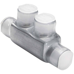 Burndy - Butt Splice Terminals; Insulation Type: Insulated ; Insulation Material: Plastisol ; Connection Type: Lug ; Compatible Wire Size (AWG): 6 ; Compatible Wire Size (kcmil): 500 ; Color: Clear - Exact Industrial Supply