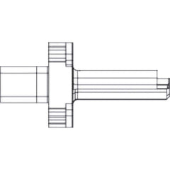 Indexable Broaching Toolholders; Nose Diameter (mm): 22.00; Overal Length (mm): 93.00; Projection Length (mm): 60.00; Shank Diameter (mm): 50.0000; Shank Length (mm): 20.000