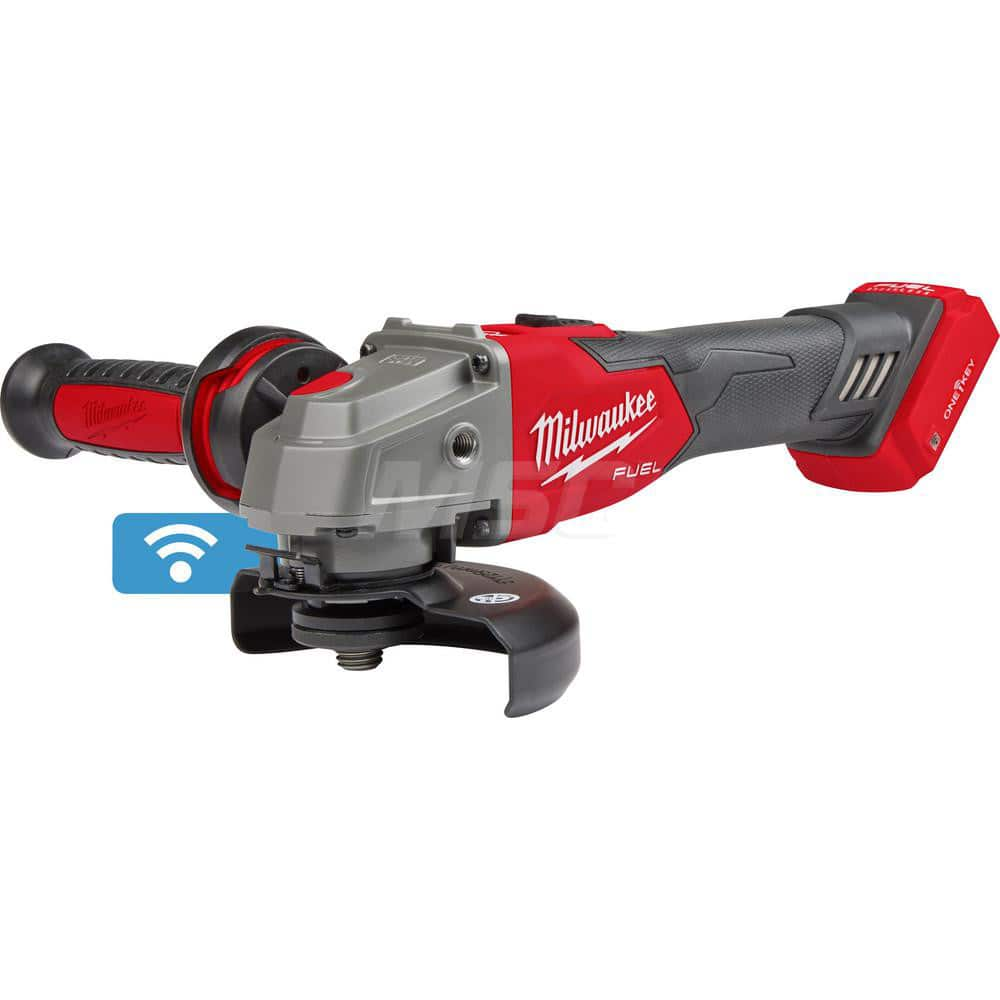 Corded Angle Grinder: 4-1/2″ Wheel Dia, 8,500 RPM, 5/8-11 Spindle 18V, Slide Switch