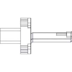 Indexable Broaching Toolholders; Nose Diameter (mm): 8.00; Overal Length (mm): 58.00; Projection Length (mm): 30.00; Shank Diameter (mm): 35.0000; Shank Length (mm): 20.000