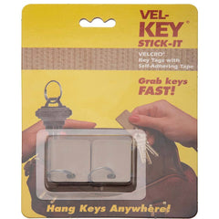 Key Systems - Key Control; Type: Key Duo Tag ; Number of Keys: 0 ; Color: Tan ; Height (Inch): 1-1/4 ; Width (Inch): 1 ; Depth (Inch): 0.2 - Exact Industrial Supply