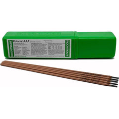 Rockmount Research and Alloys - 11 Lb 3/16 x 14" Low Hydrogen Carbon Steel Alloy Polaris AAA Stick Welding Electrode - Exact Industrial Supply