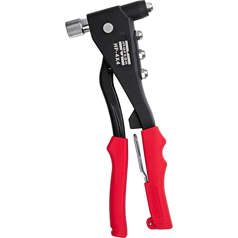 Marson - Hand Riveters; Type: Hand Held Rivet Tool ; Rivet Capacity Range (Inch): 1/16 - Exact Industrial Supply