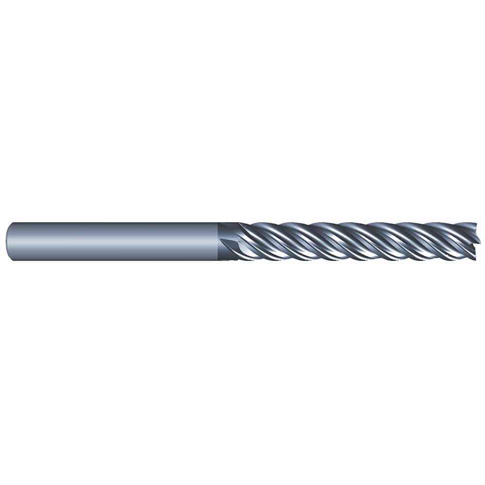 Eliminator - Square End Mills; Mill Diameter (Inch): 1/2 ; Mill Diameter (Decimal Inch): 0.5000 ; Number of Flutes: 5 ; Length of Cut (Inch): 3 ; Material: Solid Carbide ; Finish/Coating: AlCrN - Exact Industrial Supply