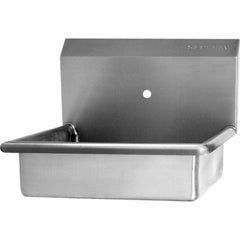 SANI-LAV - Sinks; Type: Wall Mounted Wash Sink ; Outside Length: 19 (Inch); Outside Width: 16 (Inch); Outside Height: 15 (Inch); Inside Length: 16 (Inch); Inside Width: 12-1/2 (Inch) - Exact Industrial Supply