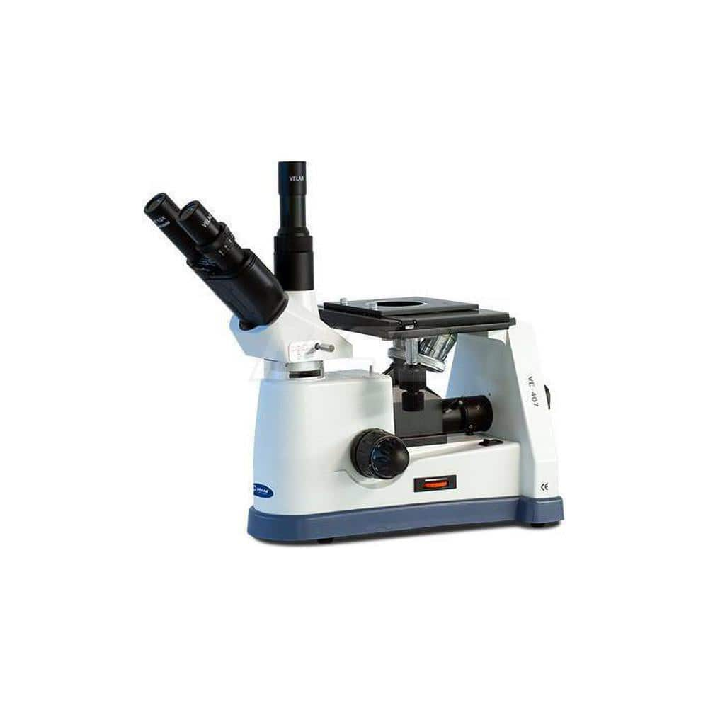 Microscopes; Microscope Type: Inverted; Eyepiece Type: Trinocular; Arm Type: Fixed; Focus Type: Adjustable; Image Direction: Inverted; Eyepiece Magnification: 10x; Objective Lens Magnification: 4x; 10x; 20x; 40x