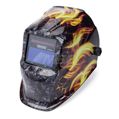 Welding Helmet: Black, Nylon, Shade 9 to 13, Ratchet Adjustment