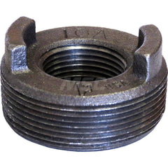 Black Face Bushing: 1-1/2 x 3/4″, 150 psi, Threaded Malleable Iron, Black Finish, Class 150