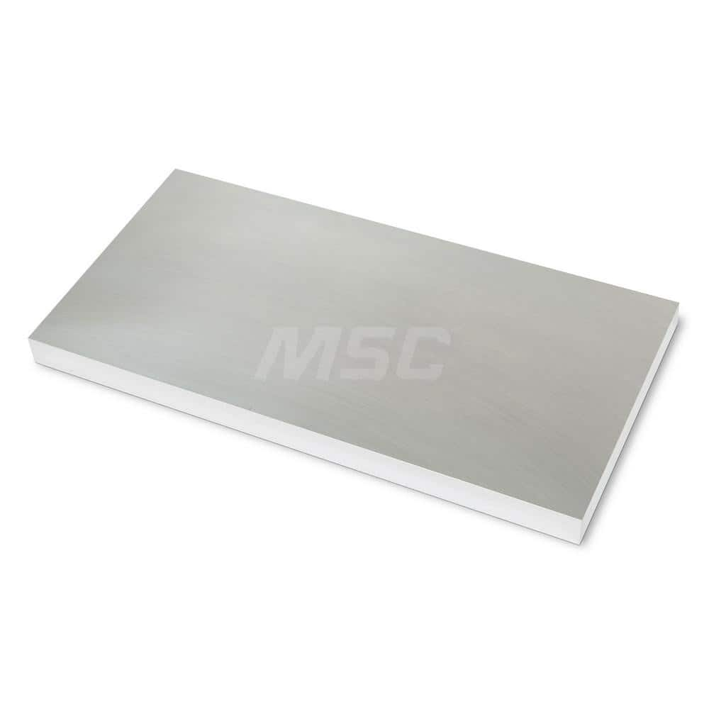 Aluminum Precision Sized Plate: Precision Ground & Milled, 12″ Long, 6″ Wide, 1/2″ Thick, Alloy 2024