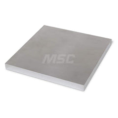 Aluminum Precision Sized Plate: Precision Ground, 12″ Long, 12″ Wide, 1″ Thick, Alloy 7075