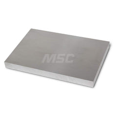 Aluminum Precision Sized Plate: Precision Ground, 24″ Long, 12″ Wide, 2″ Thick, Alloy 6061