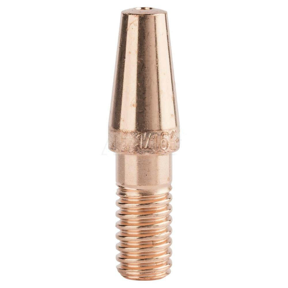 MIG Welder Contact Tip: 0.035″ Min x 0.035″ Max Wire Dia, Threaded Use with Magnum PRO