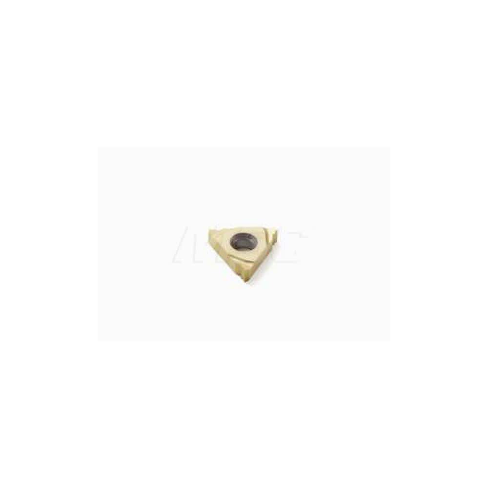 Laydown Threading Inserts; Insert Style: 16ER; Insert Size Code: 10UNJ; Insert Material: Solid Carbide; Manufacturer Grade: CP500; Threads Per Inch: 10; Thread Type: External; Thread Standard: UNJ; Insert Hand: Right Hand; Included Angle: 60; Chipbreaker: