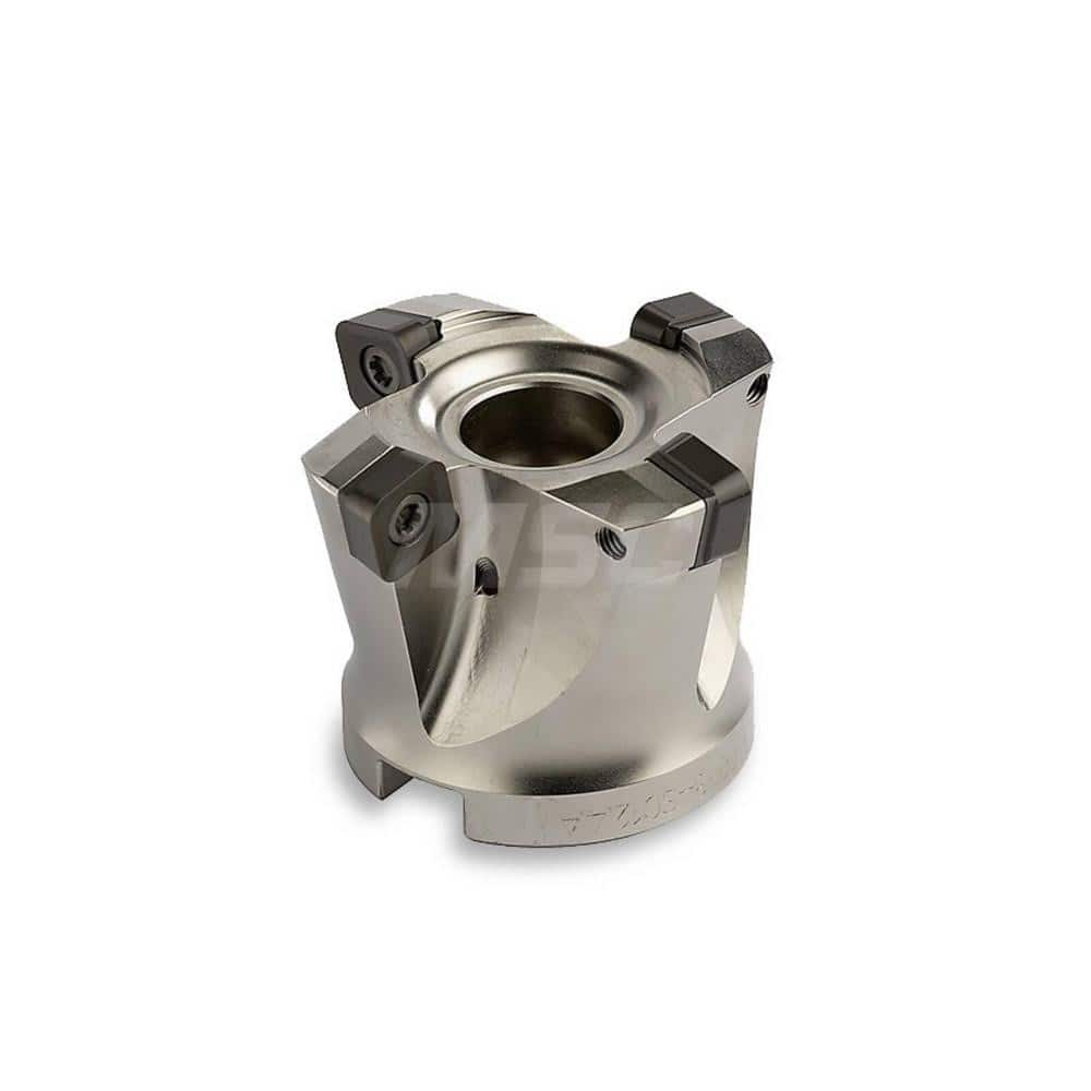 Indexable High-Feed Face Mills; Minimum Cutting Diameter: 1.7500 in; Maximum Cutting Diameter: 2.5000 in; Maximum Depth Of Cut: 0.0590 in; Arbor Hole Diameter (mm): 0.75; Compatible Insert Size Code: SC..120612; Maximum Ramping Angle: 0.9; Series: R220.21