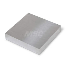 Precision Ground (2 Sides) Plate: 1/2″ x 4″ x 4″ 304 Stainless Steel