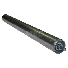 Roller Skids; Roller Material: Galvanized Steel; Load Capacity: 42; Color: Chrome; Finish: Natural; Compatible Surface Type: Smooth; Roller Length: 21.0000 in; Roller Width: 1.3750; Roller Height: 1.375 in; Roller Diameter: 1.3750; Overall Height: 1.375 i