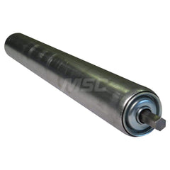 Roller Skids; Roller Material: Galvanized Steel; Load Capacity: 270; Color: Chrome; Finish: Natural; Compatible Surface Type: Smooth; Roller Length: 33.0000 in; Roller Width: 1.9000; Roller Height: 1.9000 in; Roller Diameter: 1.9000; Overall Height: 1.900