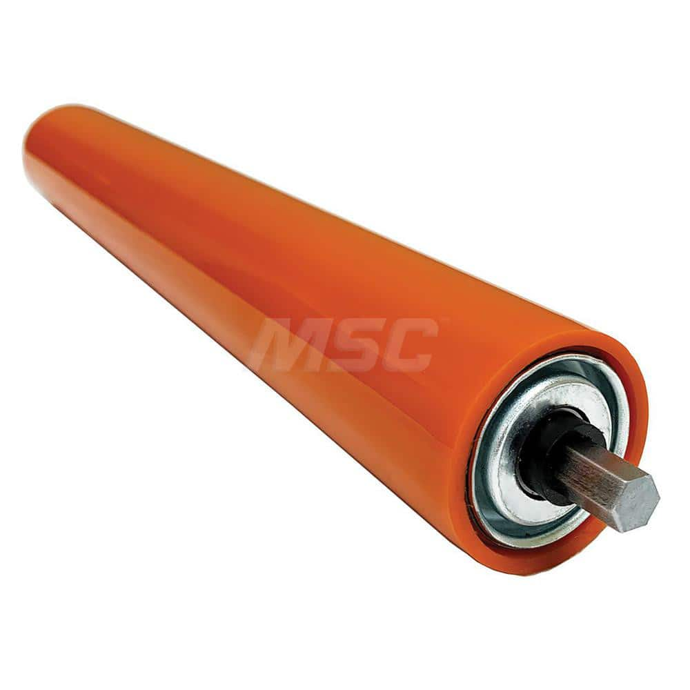 Roller Skids; Roller Material: Galvanized Steel; Load Capacity: 514; Color: Orange; Finish: Natural; Compatible Surface Type: Smooth; Roller Length: 21.8750 in; Roller Width: 1.9000; Roller Height: 1.9000 in; Roller Diameter: 1.9000; Overall Height: 1.900