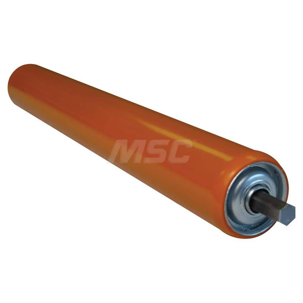 Roller Skids; Roller Material: Galvanized Steel; Load Capacity: 270; Color: Orange; Finish: Natural; Compatible Surface Type: Smooth; Roller Length: 19.0000 in; Roller Width: 1.9000; Roller Height: 1.9000 in; Roller Diameter: 1.9000; Overall Height: 1.900