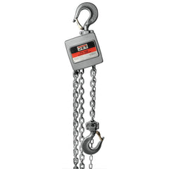 Manual Hoists-Chain, Rope & Strap; Hoist Type: Hand Chain Hoist with Overload Protection; Lift Mechanism: Chain; Work Load Limit: 1.5 Ton; Pull Capacity: 3300 lb; Maximum Lift Distance: 15 ft; Minimum Headroom: 13.8125 in