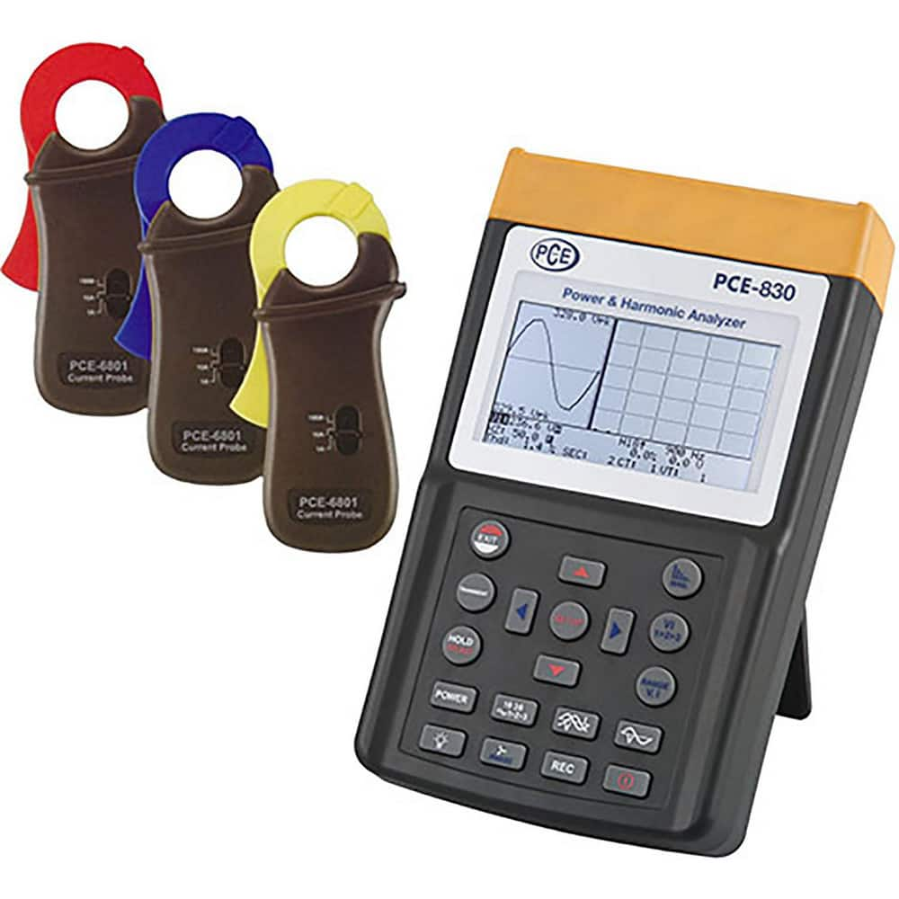 Power Meters; Meter Type: Power Quality Analyzer; Application: Power Meter; Maximum Current Capability (A): 100.00; Maximum Solar Power Measurement: 9999 kW; Power Factor: 1; Peak Capture: Yes; Storage: 512; Cat Rating: CAT III; Data Logging: Yes; Overall