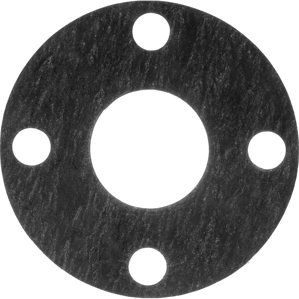 USA Sealing - Flange Gasketing; Nominal Pipe Size: 2 (Inch); Inside Diameter (Inch): 2-3/8 ; Thickness: 1/16 (Inch); Outside Diameter (Inch): 6-1/2 ; Material: Aramid with Neoprene Binder ; Color: Dark Gray - Exact Industrial Supply