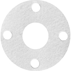 USA Sealing - Flange Gasketing; Nominal Pipe Size: 2-1/2 (Inch); Inside Diameter (Inch): 2-7/8 ; Thickness: 1/16 (Inch); Outside Diameter (Inch): 7 ; Material: F1 Felt ; Color: White - Exact Industrial Supply