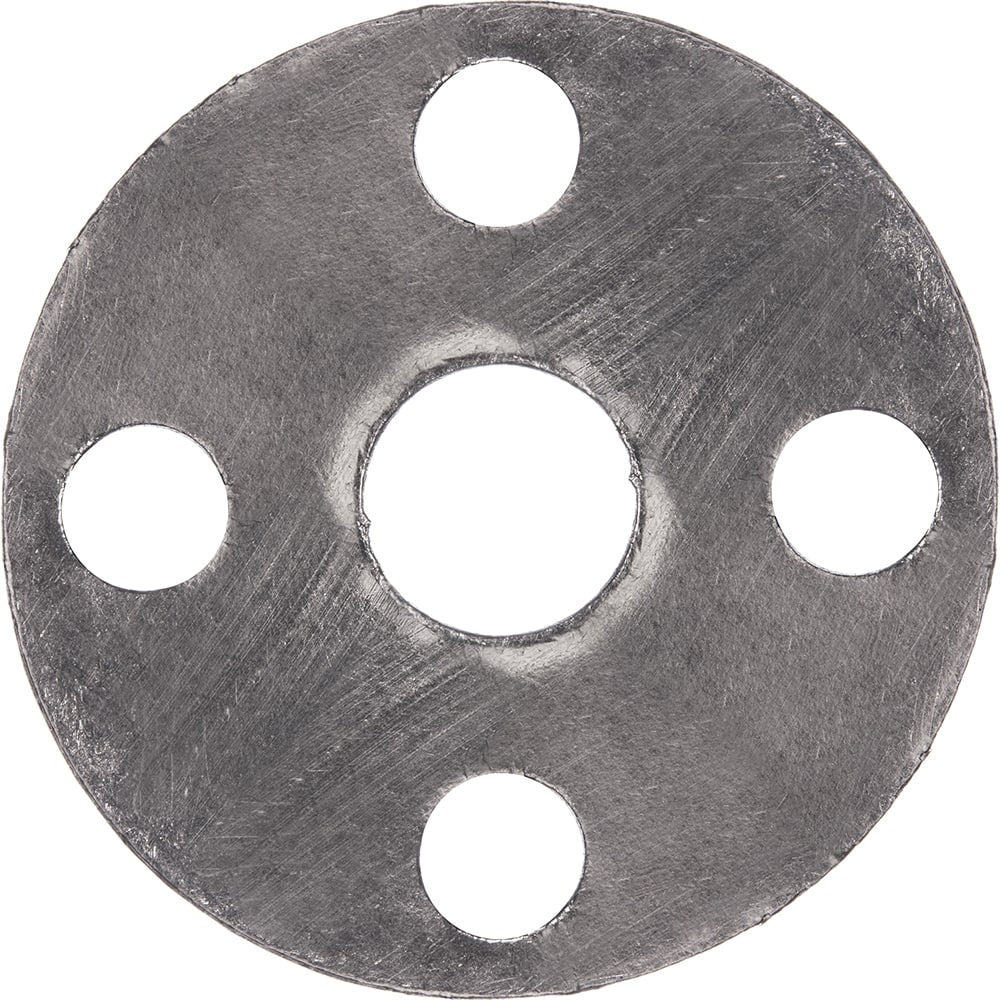 USA Sealing - Flange Gasketing; Nominal Pipe Size: 1-1/2 (Inch); Inside Diameter (Inch): 1-7/8 ; Thickness: 1/8 (Inch); Outside Diameter (Inch): 5 ; Material: Graphite with Stainless Steel Insert ; Color: Dark Gray - Exact Industrial Supply