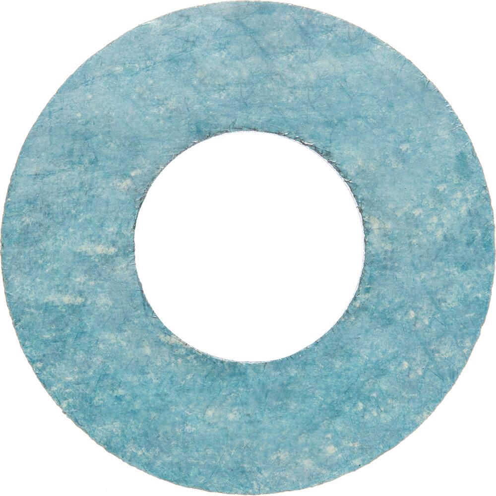 USA Sealing - Flange Gasketing; Nominal Pipe Size: 1/2 (Inch); Inside Diameter (Inch): 27/32 ; Thickness: 1/64 (Inch); Outside Diameter (Inch): 1-7/8 ; Material: Aramid Fiber with Buna-N Binder ; Color: Blue - Exact Industrial Supply