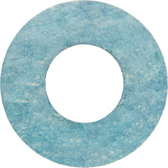 USA Sealing - Flange Gasketing; Nominal Pipe Size: 4-1/2 (Inch); Inside Diameter (Inch): 5 ; Thickness: 1/64 (Inch); Outside Diameter (Inch): 7-5/8 ; Material: Aramid Fiber with Buna-N Binder ; Color: Blue - Exact Industrial Supply