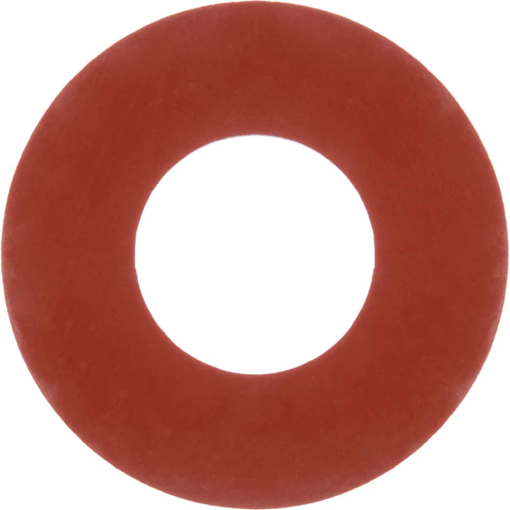 USA Sealing - Flange Gasketing; Nominal Pipe Size: 1-1/4 (Inch); Inside Diameter (Inch): 1.667 ; Thickness: 1/8 (Inch); Outside Diameter (Inch): 3-1/4 ; Material: Silicone Rubber ; Color: Red - Exact Industrial Supply