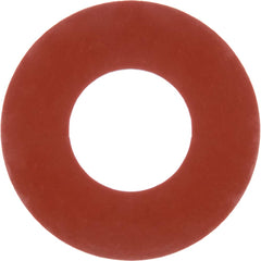 USA Sealing - Flange Gasketing; Nominal Pipe Size: 2 (Inch); Inside Diameter (Inch): 2-3/8 ; Thickness: 1/8 (Inch); Outside Diameter (Inch): 4-3/8 ; Material: Silicone Rubber ; Color: Red - Exact Industrial Supply