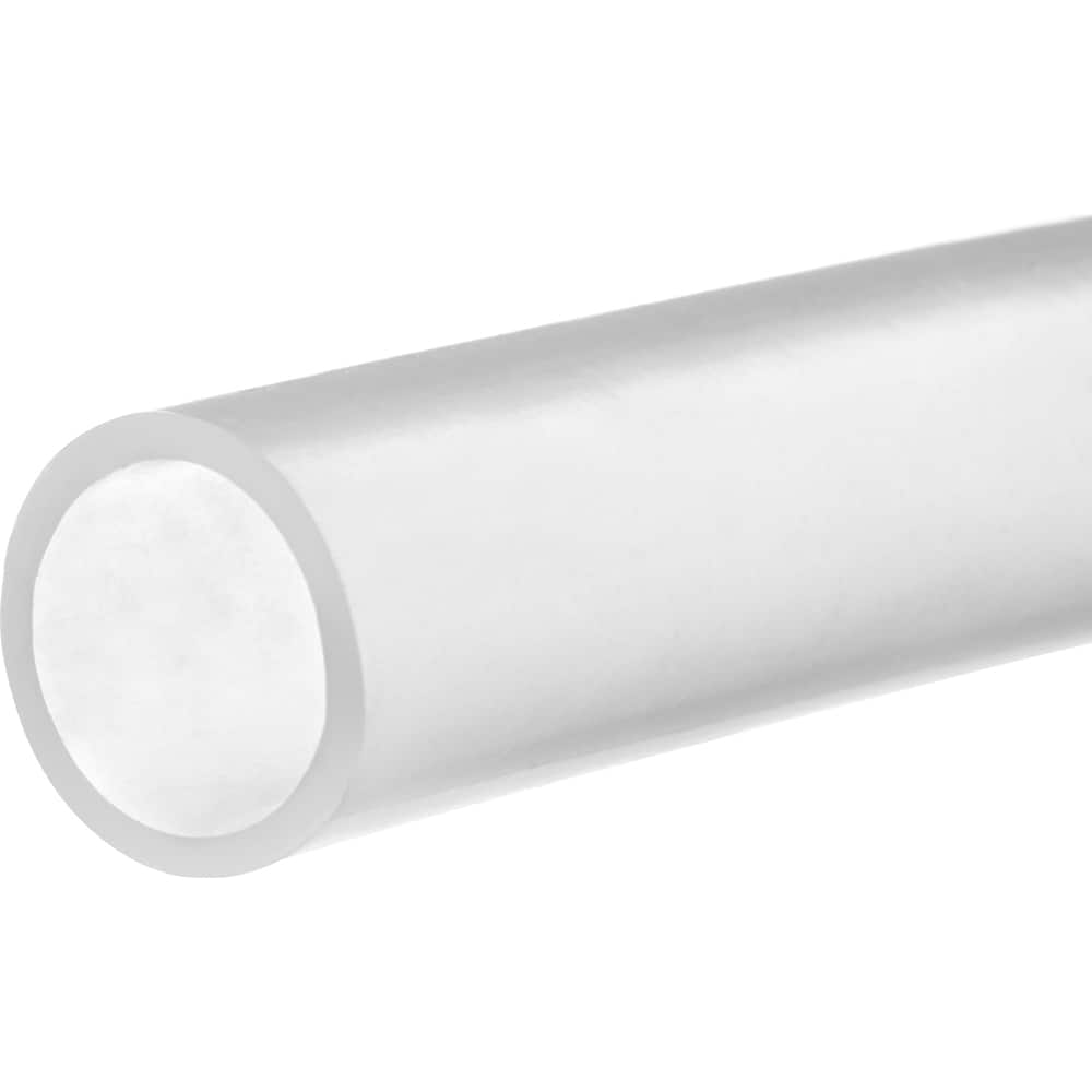 Silicone Tube: 2″ OD, 10' Length 40 Max psi, Clear