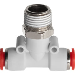 Push-To-Connect Tube Fitting: Male Branch Tee Polybutylene, 350 psi