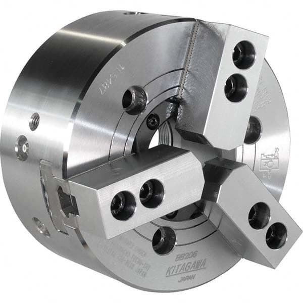 Kitagawa - Power Lathe Chucks Chuck Diameter (Decimal Inch): 6.0000 Number of Jaws: 3 - A1 Tooling