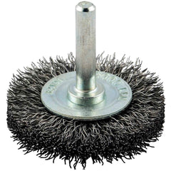 Norton - 2" OD, Crimped Carbon Wheel Brush - A1 Tooling