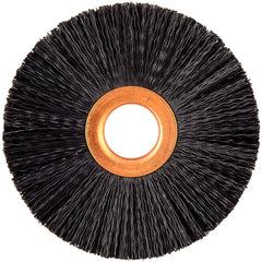 Norton - 3" OD, 5/8" Arbor Hole, Crimped Nylon Wheel Brush - A1 Tooling