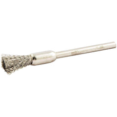 Norton - End Brushes Brush Diameter (Inch): 1/4 Fill Material: Stainless Steel - A1 Tooling