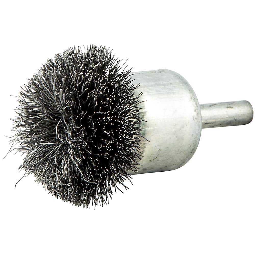 Norton - End Brushes Brush Diameter (Inch): 1-1/2 Fill Material: Carbon Steel - A1 Tooling