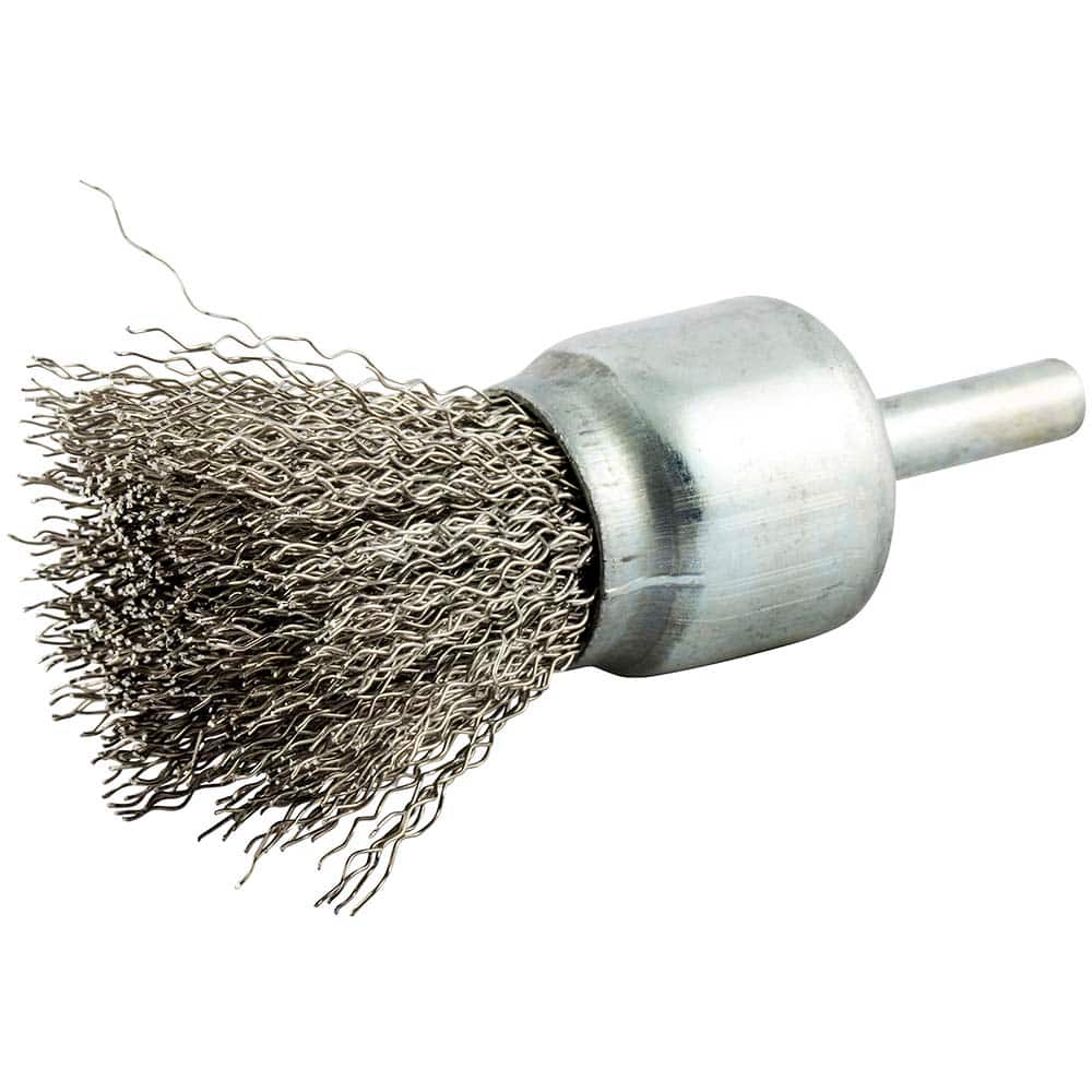 Norton - End Brushes Brush Diameter (Inch): 1 Fill Material: Stainless Steel - A1 Tooling