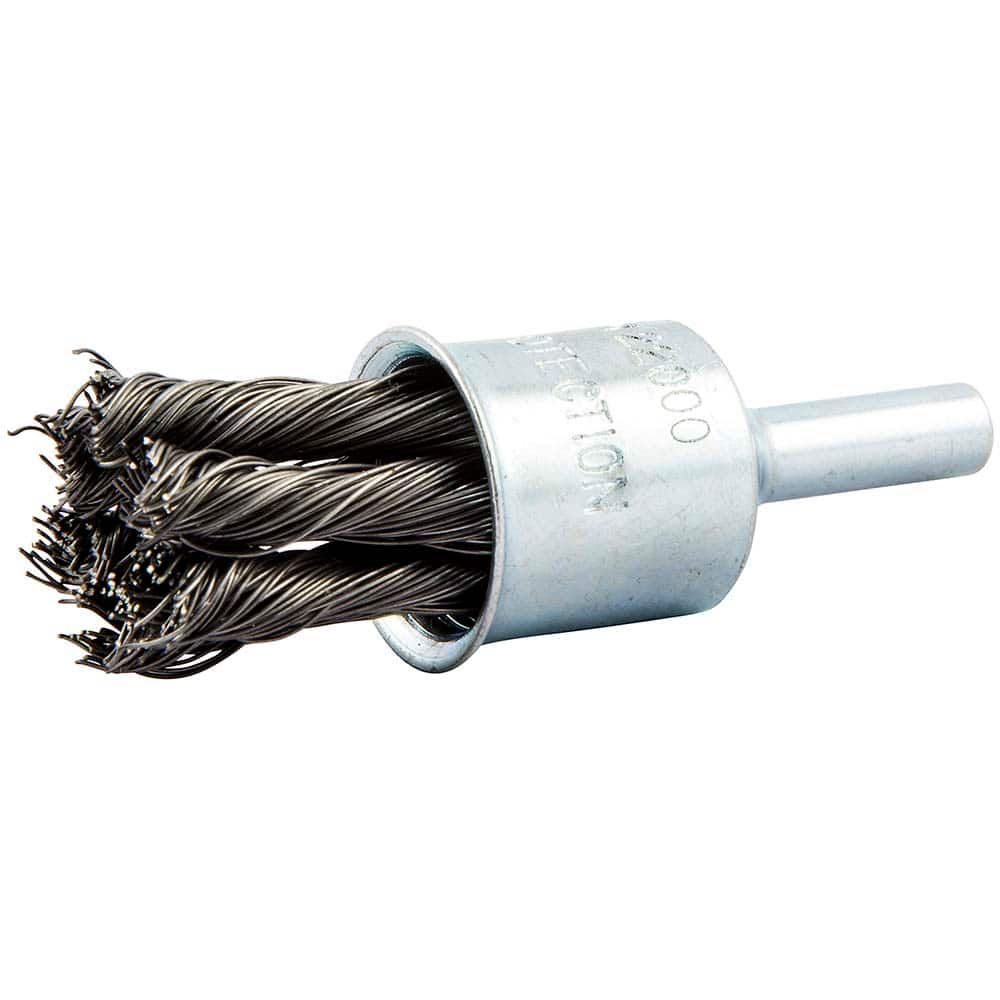 Norton - End Brushes Brush Diameter (Inch): 3/4 Fill Material: Carbon Steel - A1 Tooling