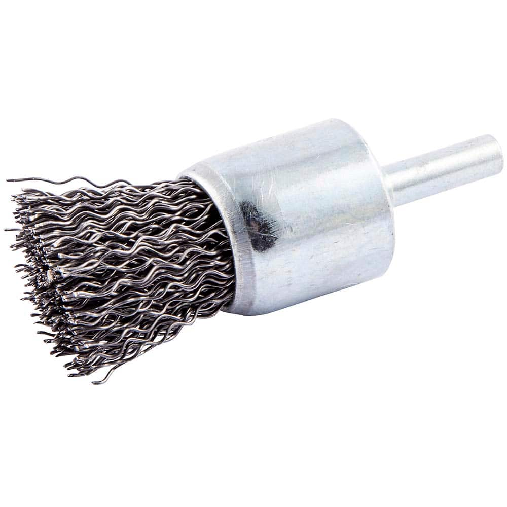 Norton - End Brushes Brush Diameter (Inch): 1 Fill Material: Carbon Steel - A1 Tooling