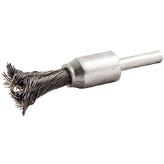 Norton - End Brushes Brush Diameter (Inch): 1/2 Fill Material: Carbon Steel - A1 Tooling