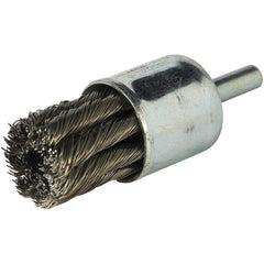 Norton - End Brushes Brush Diameter (Inch): 1 Fill Material: Carbon Steel - A1 Tooling