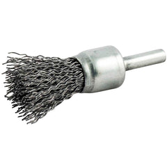 Norton - End Brushes Brush Diameter (Inch): 3/4 Fill Material: Carbon Steel - A1 Tooling