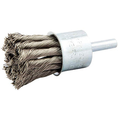 Norton - End Brushes Brush Diameter (Inch): 1 Fill Material: Stainless Steel - A1 Tooling