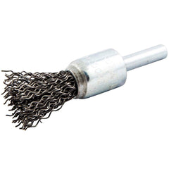 Norton - End Brushes Brush Diameter (Inch): 1/2 Fill Material: Carbon Steel - A1 Tooling